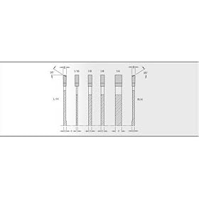 Amana 651812 Dado Chippers, FT Grind, 2 Tooth per Chipper - 1 8 Chipper Thickness; 12... by Amana