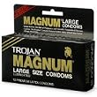 Trojan Magnum Large Size Latex Condoms, Lubricated, 12-Count Boxes (Pack of 3)