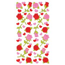 EK Success Sticko Multi Colored Roses Stickers 