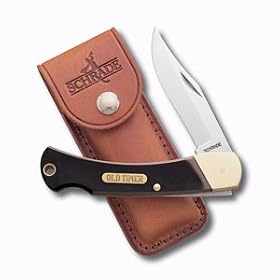 Old Timer, Golden Bear, Plain, Leather Sheath