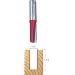 Freud 11-168 1/2-Inch Diameter by 1-1/4-Inch Single Flute Straight Router Bit with 1/2-Inch Shank