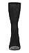 Galiva Men's Cotton Extra Soft Crew Cushion Socks - 3 Pairs, Large, Black