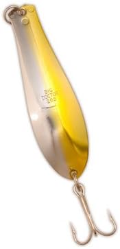 Yellow Bird Fishing Products Original Doctor Spoon Fishing Lure (301- Nickel/Chartreuse, Size- 4-1/2")