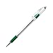 Pentel of America, Ltd BK91D Ballpoint Pen, Medium Point, Green Ink/Clear Barrel