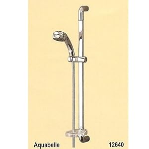 Aqua Brass Aquabrass 12640GD Gold Bathroom Shower Faucets Aquabelle Handshower Set with Showerhead Hose and Soap Dish