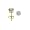 14K Yellow Gold, Round, Diamond Stud Earrings (1/10 ctw, G-H Color, SI1-I2 Clarity)