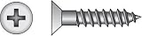 HILLMAN 385728 SCREW WOOD BRASS FH PH # 9 x 1.25''