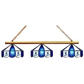 Kansas City Royals 3pc SWAG STAINED GLASS POOL BILLIARD TABLE LAMP LIGHT