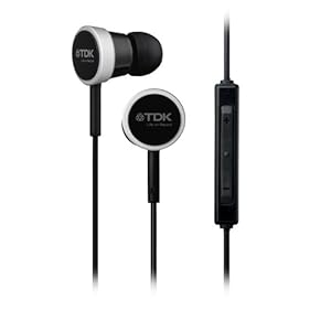 【クリックで詳細表示】TDK LoR イヤーカナルヘッドホン iPod/iPhone/iPad CLEF-iSmartシリーズ TH-ECSP300BBK