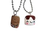 S'mores Campfire Best Friends Necklace - Set of 2 Included!