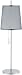 Moderna Polished Steel With Mesh Shade Table Lamp