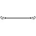Decorative Window Curtain Rods with Finials, 48 to 86 Inches, 0.75 Diameter - Buono II, Medley Series - Lightweight & Easy to Install, Adjusts Telescopically to Fit Any Window by Achim Home Decor