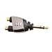 Monster MCL MST2FR Stereo Female RCA to 1/4 Stereo Male Cable Adapter