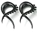 Twisted Prehistoric Horn Earring 0 gauge