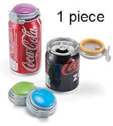 CAN PUMP & POUR FIZZ KEEPER CAP SODA REPRESSURIZER