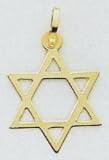 Jewish Star of David Charm - XCH232
