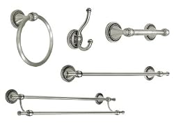 Franklin Brass 113596 Beaded Towel Ring, Brushed Satin Pewter