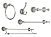 Franklin Brass 113596 Beaded Towel Ring, Brushed Satin Pewter
