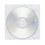CCS26555 - Self-Adhesive CD Holders, Polypropylene,50 Sheets/PK,White