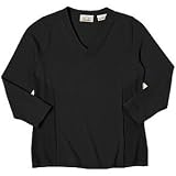 Ep pro 3/4 slv v-neck sweater black xs
