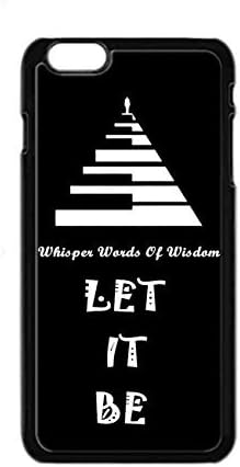 Custom iPhone 6 (4.7 inch) Case , Whisper Words Of Wisdom Let It Be Hard Plastic Protective Cases Cover by Foreverway --422
