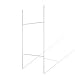 VictoryStore Yard Sign Outdoor Lawn Decorations: 100 â€œHâ€ Frame Wire Sign Stakes 10