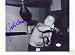 JAKE LAMOTTA AUTOGRAPHED BOXING 8X10 AWESOME PHOTO HITTING SPEEDBAG (BOXING)