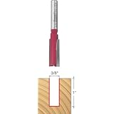 Buy Freud 04-124 3 8-Inch Diameter by 1-Inch Double Flute Straight Router Bit with 1... by Freud