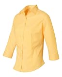 Ladies' 3/4 Length Sleeve Twill Shirt