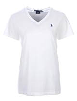 Ralph Lauren Womens T-Shirt V-Neck White