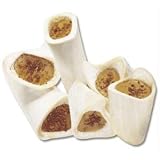 3 Dog Bone Stuffed with Cheese n Bacon Dog Treat Chew