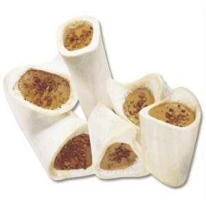 3 Dog Bone Stuffed with Cheese n Bacon Dog Treat Chew