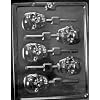 SCARY SKULL LOLLY Halloween Candy Mold Chocolate