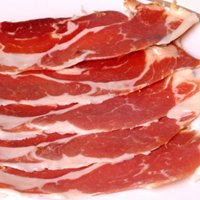 Jamon Serrano Ham, Sliced 8 oz. pack, Reserva Imported from Spain. Aged 18 months.