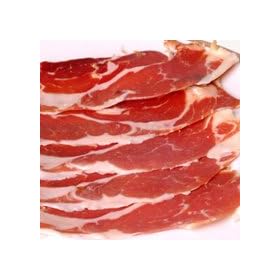 Jamon Serrano Ham, Sliced 8 oz. pack, Reserva Imported from Spain. Aged 18 months.