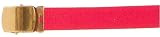Web Belts: Roller with BRASS Plated Buckle, Red