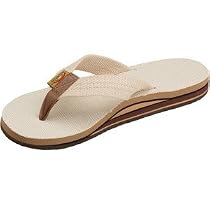 Mens Rainbow Sandals Mens Hemp Double Stack