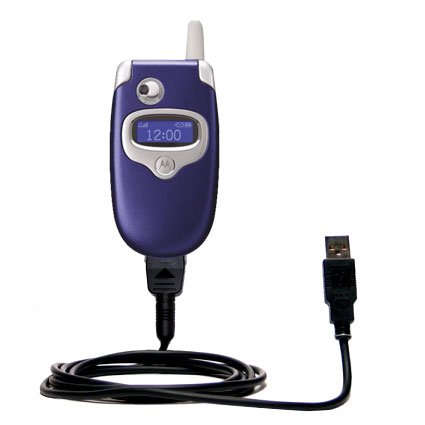 Classic Straight USB Cable for the Motorola V330 with Power Hot Sync and Charge capabilities - uses Gomadic TipExchange Technology