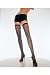 Sexy Spider Web Lace Thigh High Stockings With Elastic Top Lingerie Leg Avenue One Size, Black