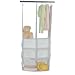 Canvas Double Hanging Closet Organizer - White