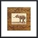 Elephant by Wild Apple Portfolio 12.00X12.00 Framed with Black Metal Frame