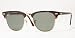 RAY-BAN CLUBMASTER TORTOISE WITH G-15 LENSES RB3016 W0366 49MM