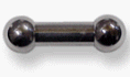 0 Gauge 3/4" Tongue Barbell