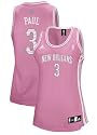 New Orleans Hornets Chris Paul Pink Wave Woman's Jersey