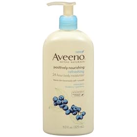 Aveeno Positively Nourishing Refreshing Body Lotion, 11 ounces  (Pack of 2): Beauty
