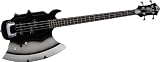 Cort Gene Simmons Axe Electric Bass Guitar Black & Silver