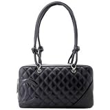 CHANEL(シャネル) 25171 カンボンライン ミニボストンバッグ カーフ ブラック CHANEL ミニバッグ