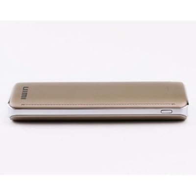 Uimi U8 15600 mAh Li-ions DUAL Output ports powerbank with Torch light &amp; indicative LED ( Golden)