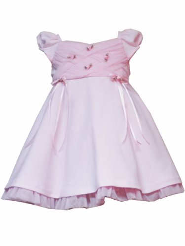 Rare Editions Linen Dress, Pink, 24 Months