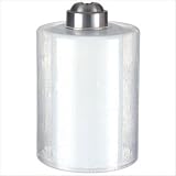 Cylinder-Shaped Glass Mini Pendant Shade in Etched White Opal